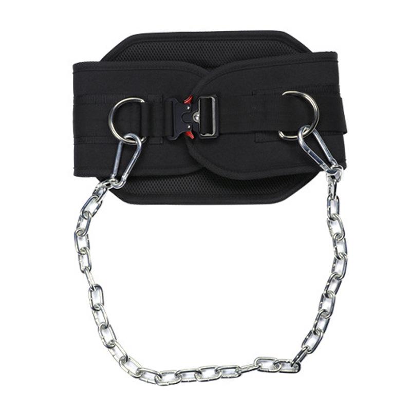 Weighted Fitness Belt for Pull-Ups & Squats with Thick Chain