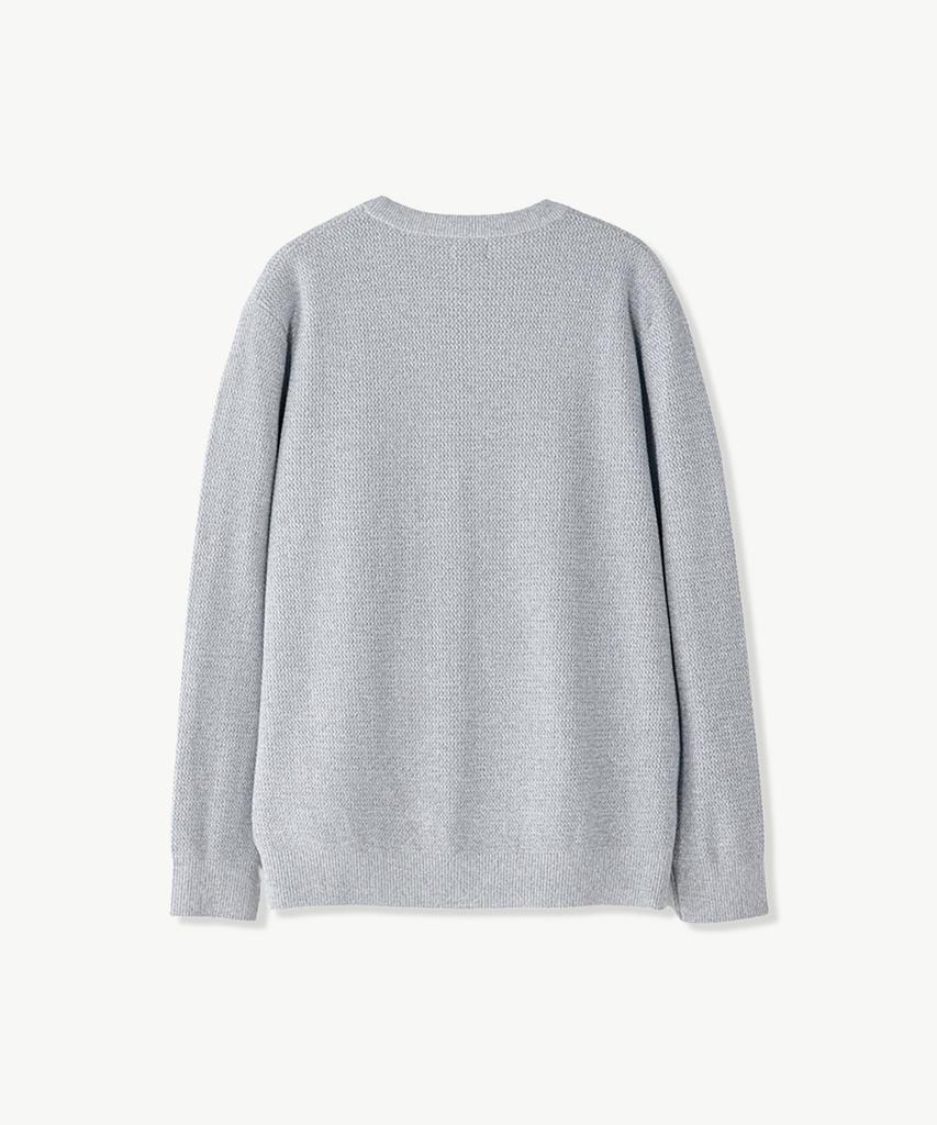 STCO Modified Knit Round Knit Blue (Basic Fit)_Sktva02Nsl