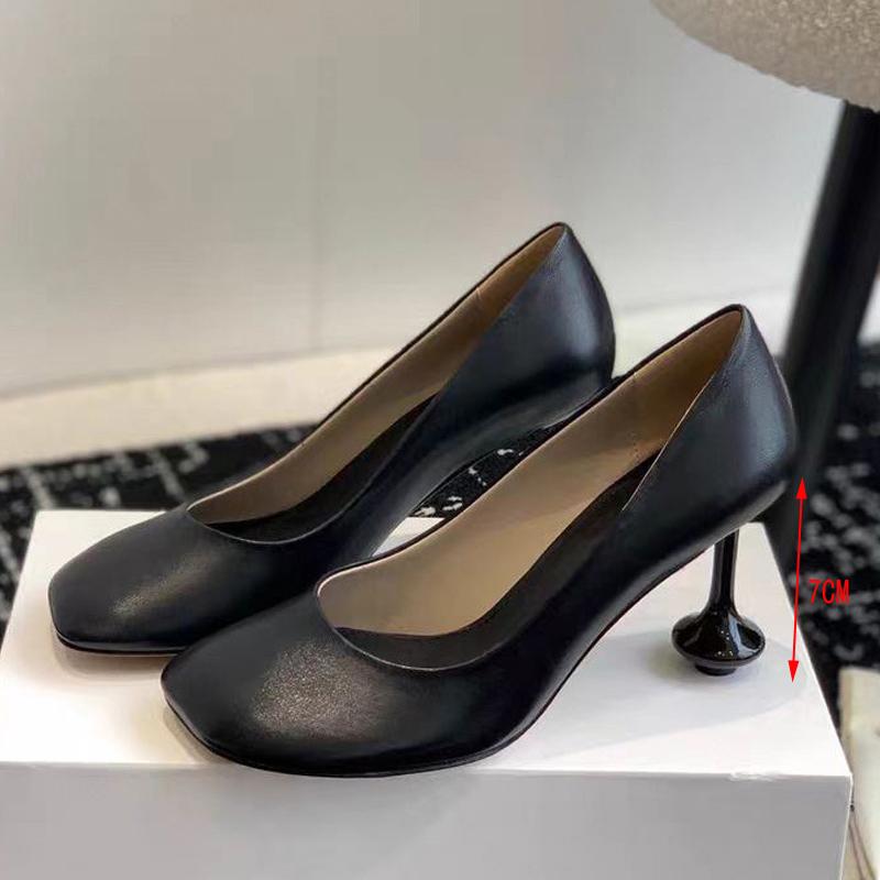 

Eilyken Designer Round Toe Women Pumps Sexy Thin High Heels Stripper Shoes Spring Autumn Concise Size: 40 34 чёрный