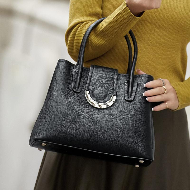 

Новая модная и элегантная формальная женская сумка через плечо из коровьей кожи