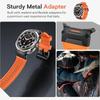 Silicone Bracelet for Samsung Galaxy Ultra Watch 47mm Rubber Men Band Metal Connector Strap for SAMSUNG galaxy watch 7 ULTRA 47