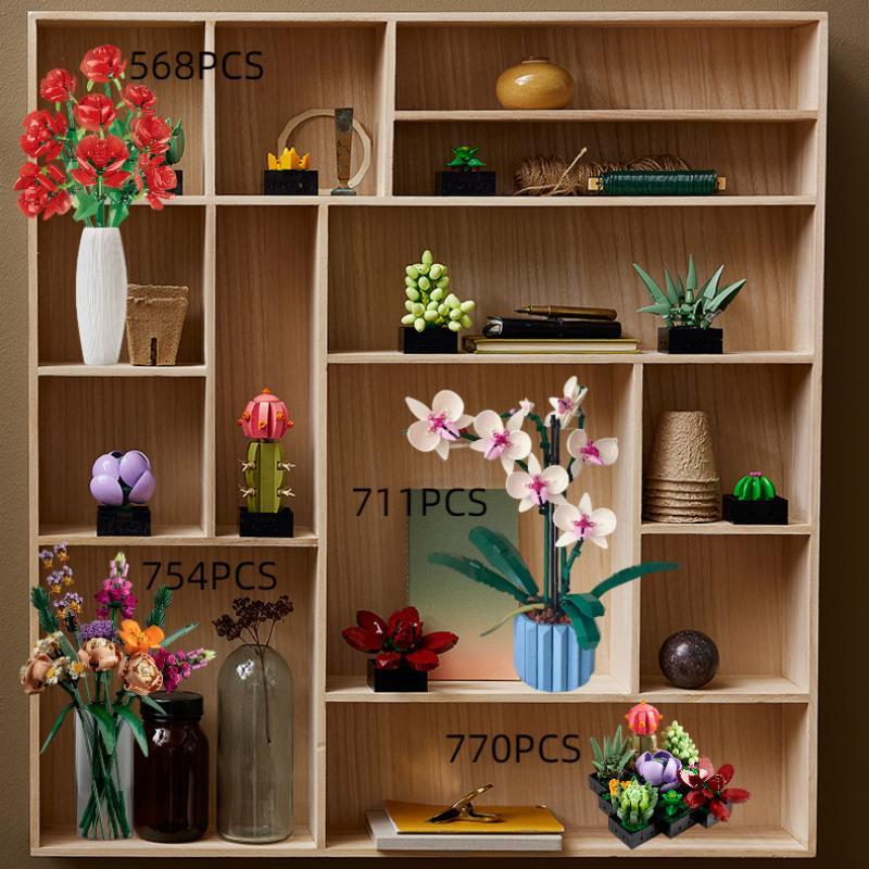 Orhidee Fluture de Plastic Bonsai Grup de Flori