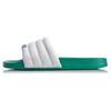 Li Ning Quiet Abrasion Resistant Slide Slippers Men's White Green ABTQ005-4