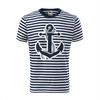 Simple Fashion Anchor Striped T Shirts For Men Summer Trendy Streetwear 3D Printed T-shirts Cool Streetwear Hip Hop Tees Tops