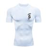 Reaper  Men's Sports T-shirt Training Fitness Compression Short Sleeve Rashguard Running Workout T-Shirt Athletic Tees