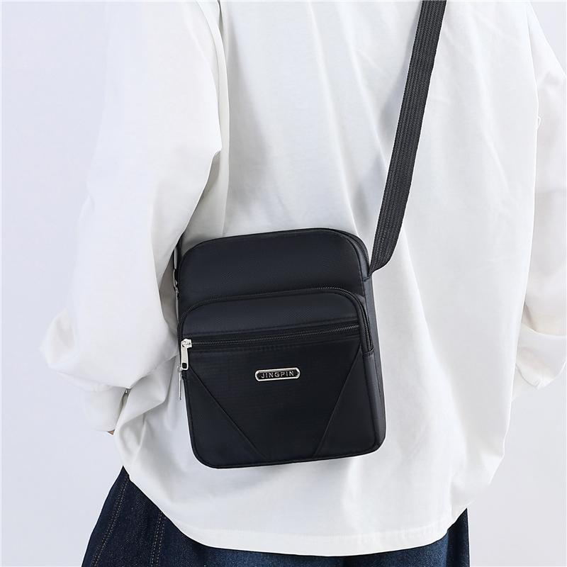 Bolsa de Ombro Masculina Bolsa Casual Masculina Impermeável Outdoor Multifuncional Transversal
