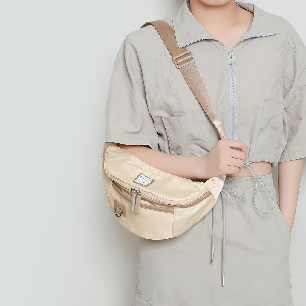Breast Bag Women'S Summer Trend Bag Anti-Splashing Nylon Messenger Bag Chest Bag Casual Fanny Pack