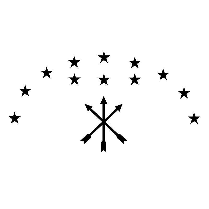 40156# Coat of Arms of Kabardino-Balkaria Sticker On The Car Vinyl Decal Waterproof Decoration Car Stickers