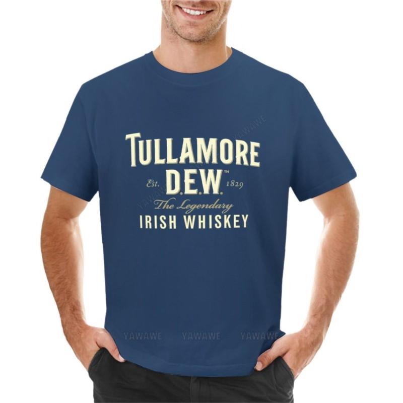 

Tullamore d.e.w. Футболка эстетичная одежда Оверсайз футболка Мужские футболки с коротким рукавом мужская футболка хлопковая футболка с круглым вырезом S
