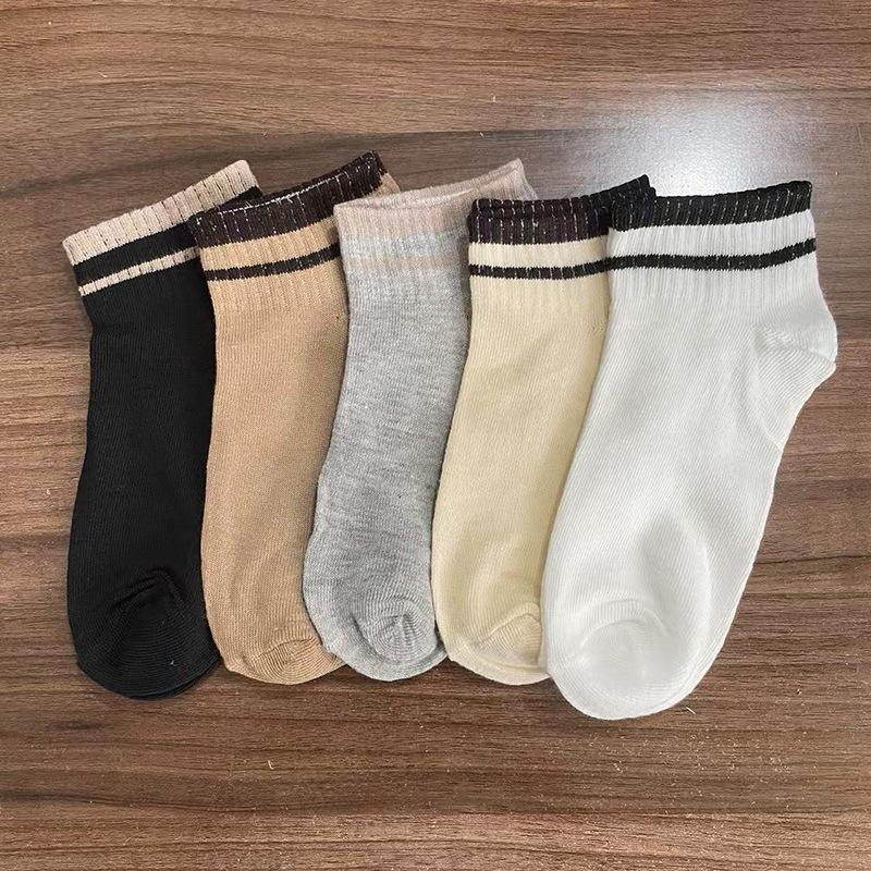 Șosete Dama Mid-Calf - Primăvară/Vară, Florale Japoneze la Modă, Stil Coreean