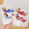 Cute Puppy Dog Duckbill Clip Hairpins New Trendy Ins Side Bang Hair Clip Barrettes For Girls Hair Accessories Cartoon Headwear