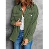 New Style Plus Size Women's Casual Denim Jacket - Simple European Design