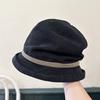 Autumn New Corduroy Fisherman Hat Korean Style Women's Fashion Versatile Pile Hat Warm Basin Hat Casual and Small Face