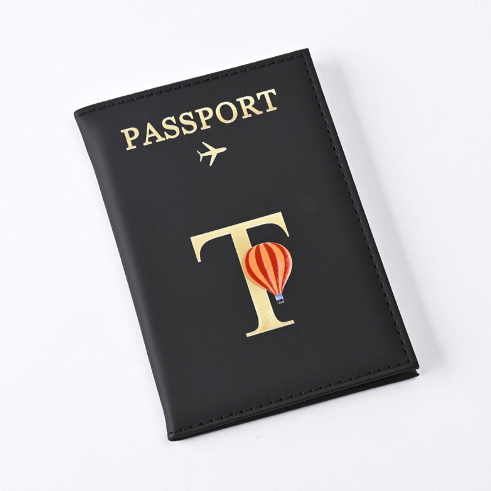Fashion PU Leather Passport Cover Multi-card Waterproof Passport Holder Case Letter ID Card Pouch Travel