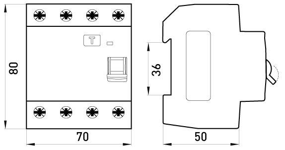 RCCB.PRO 4P 40A 30MA - EX-P003019