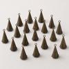 20 Pieces Antique Finish Craft Bell Nostalgic Mini Metal for Charm Making