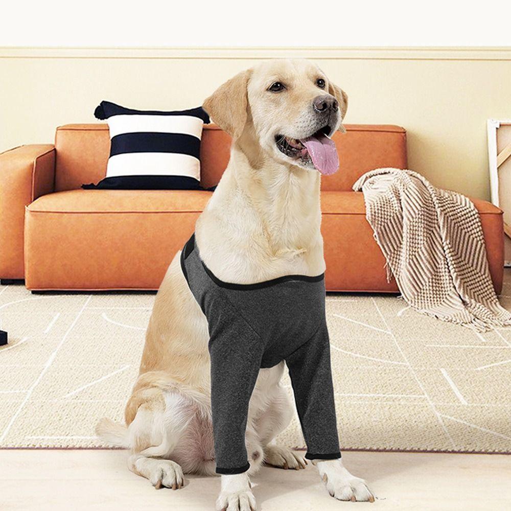 Elastic Dog Leg Support Sleeve Adjustable Dog Support Brace Dog Elbow Protector  For Dog Front Leg