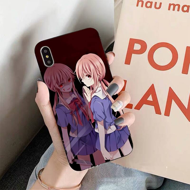 Mirai Nikki Future Diary Phone Case Silicone Soft for Iphone 14 13 12 11 Pro Mini XS MAX 8 7 6 Plus X XS XR Cover