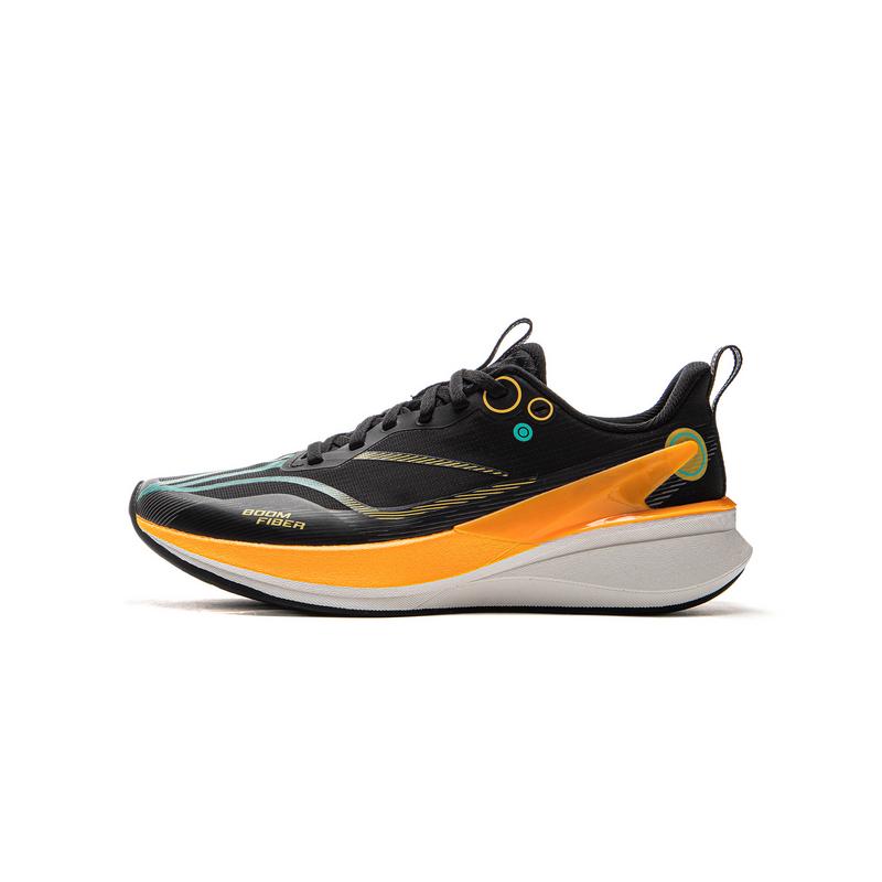 Li Ning Kids Red Rabbit 8 Pro Soft Comfortable Shock Absorption Breathable Low Top Running Shoes Men running shoes Black YKFV128-3