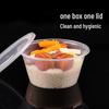 Disposable Food Grade Plastic Takeaway Containers with Lids