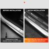 For Mercedes Benz Edition 1 A-Class W168 W169 W176 W177 Carbon Fiber Car Trunk Sticker Rear Bumper Protective Decal Anti Scratch