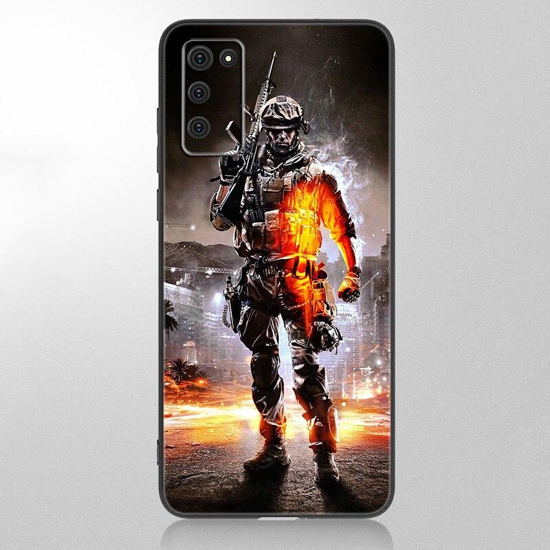 Army Soldier Special Forces Case For Samsung Galaxy A12 A02S A22 A32 A52 A72 A71 A51 A41 A31 A21 A11 A50 A70  A20S Black Cover