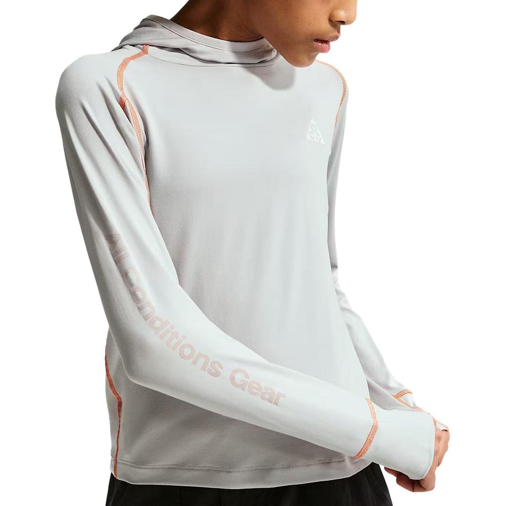 Nike ACG Series Striped Logo Patch Hooded Long Sleeve Kids tops IF1707-078