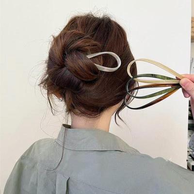 Einfaches Accessoire für Damen U-förmige Haarnadel