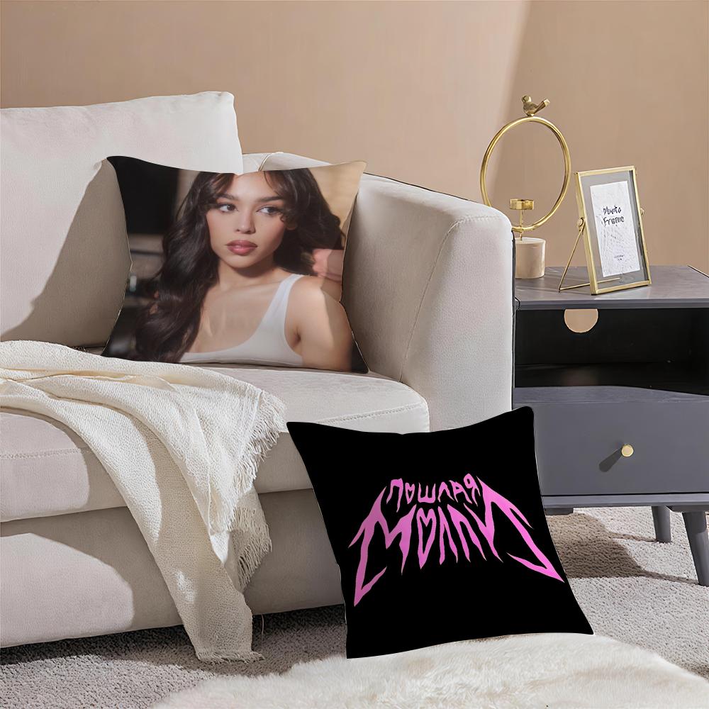 Edgy Rap German Cool Singer AAyliva Cushion Cover Pillowcase Short Plush Invisible zipper Room Sofa Cushion Cover