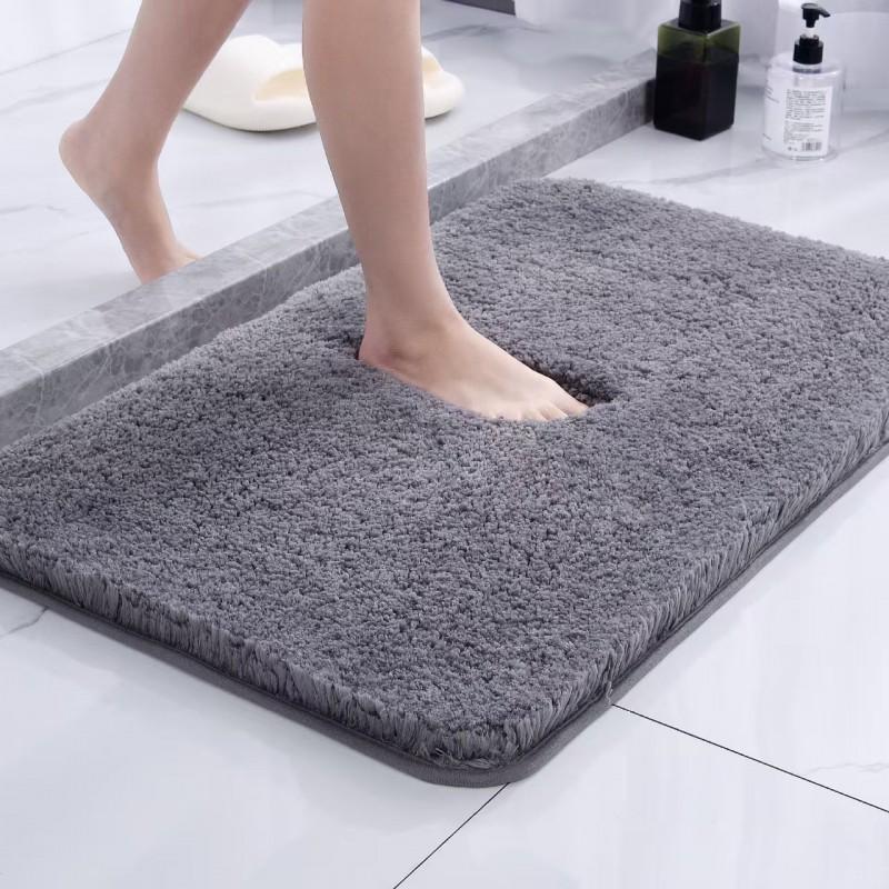 Tappetino da Bagno in Chenille Spesso Assorbente Antiscivolo Tappeto per Pavimento Ingresso Bagno Corridoio Cucina