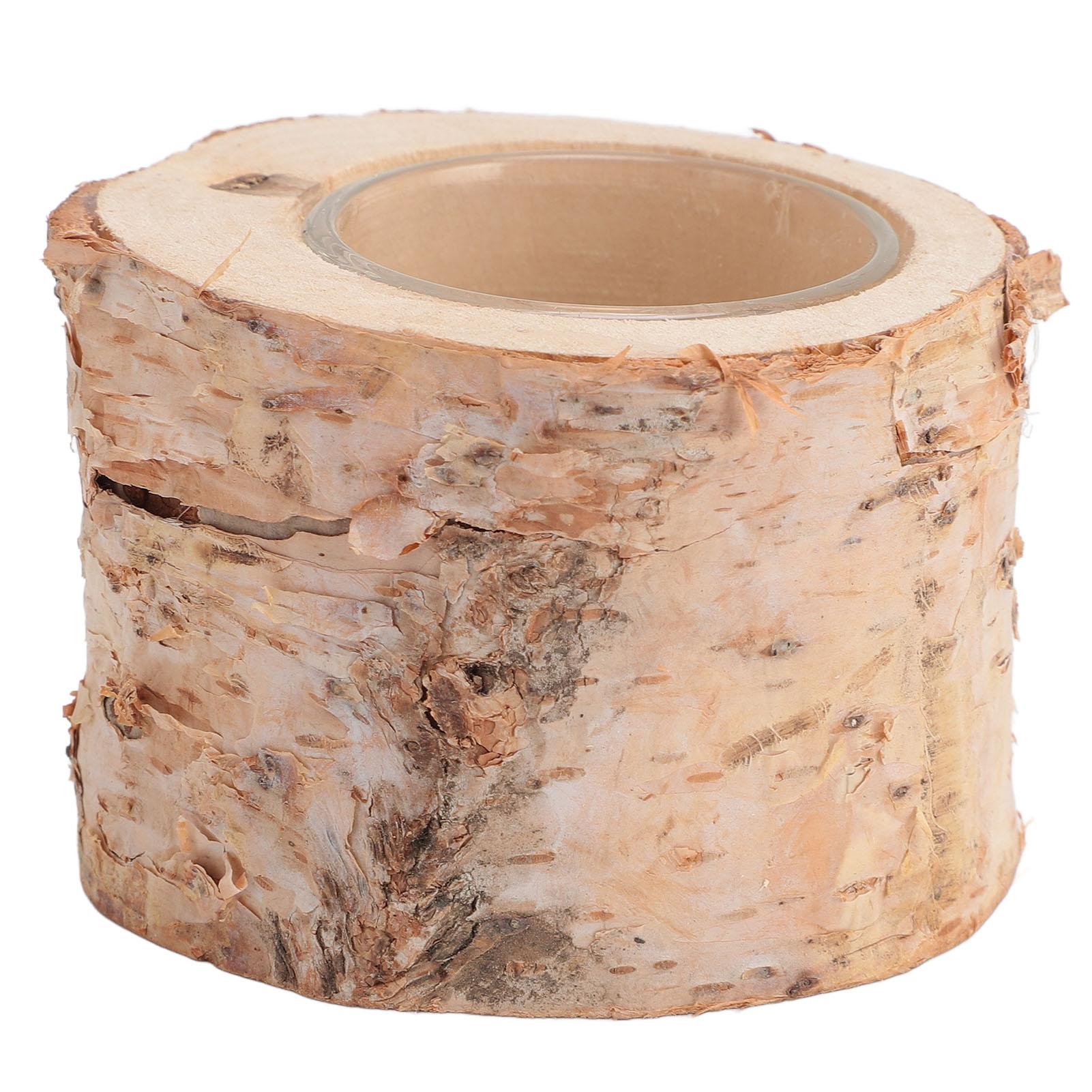 

Подсвечник из березы, скандинавская подставка для чайных свечей, деревянное украшение стола для свадебного салона S