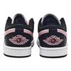 Jordan Air Jordan 1 Slip Resistant, Abrasion Resistant, Lightweight Low Top Vintage Basketball Shoes Women's Black Pink DC0774-101(Team458-)