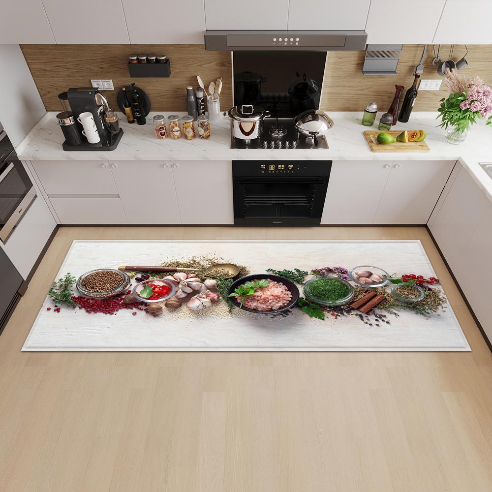 Kitchen Mat Entrance Door Mat Living Room Bedroom Long Carpet Corridor Non-slip Floor Children's Carpet