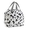 Animal Print Insulated Lunch Bag - Portable Bento Bag for Travel, Work, School, and Picnics