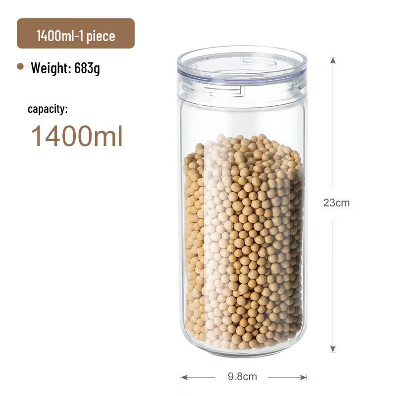 A.D.T. Glass Airtight Food Storage Jars