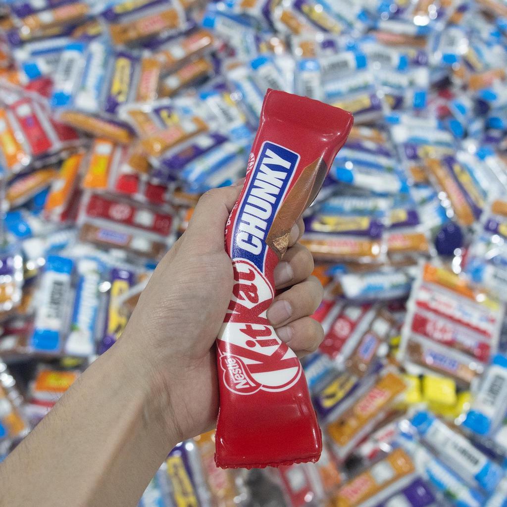 Creative Chocolate Snickers Squeeze Toy: Slow Rebound Stress Relief Simulation Snack
