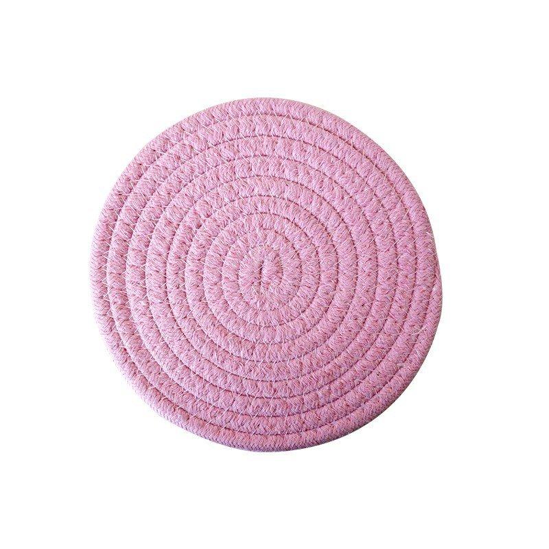 Minimalist Cotton Woven Coasters Coffee Table Decor Bohemian Cute Cup Coasters Heat-resistant Cup Coasters for Coffee Tea