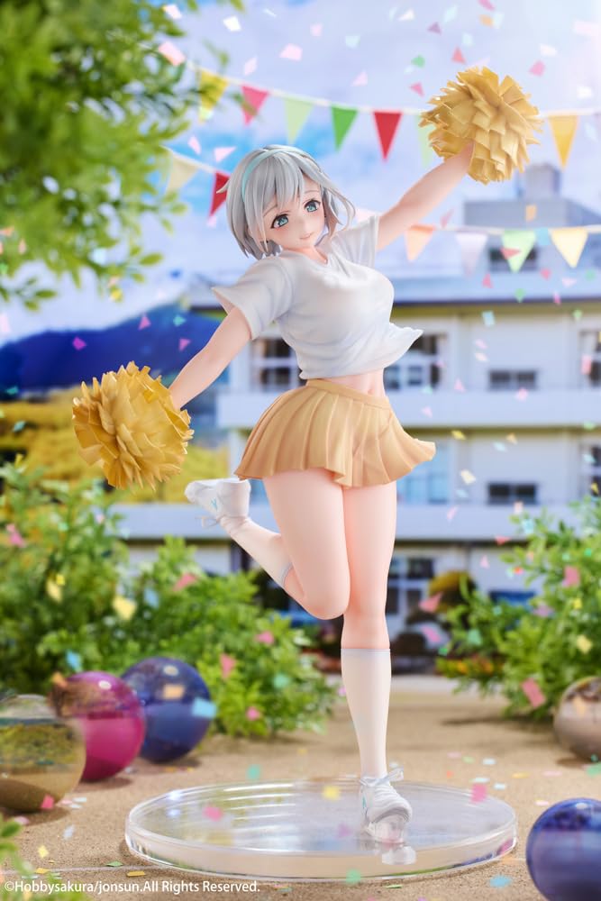 Hobby Sakura Cheerleader Riku Illustration by Jonsun Total Height 290mm ABS Scale Painted Finished Figure Approx. (including Pedestal) PVC, 1/6