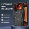 For Xiaomi 17 17 Pro 17 ProMax Mechanical Super Cooling Magnetic Wireless Charging Support Drop-Resistant Phone Case