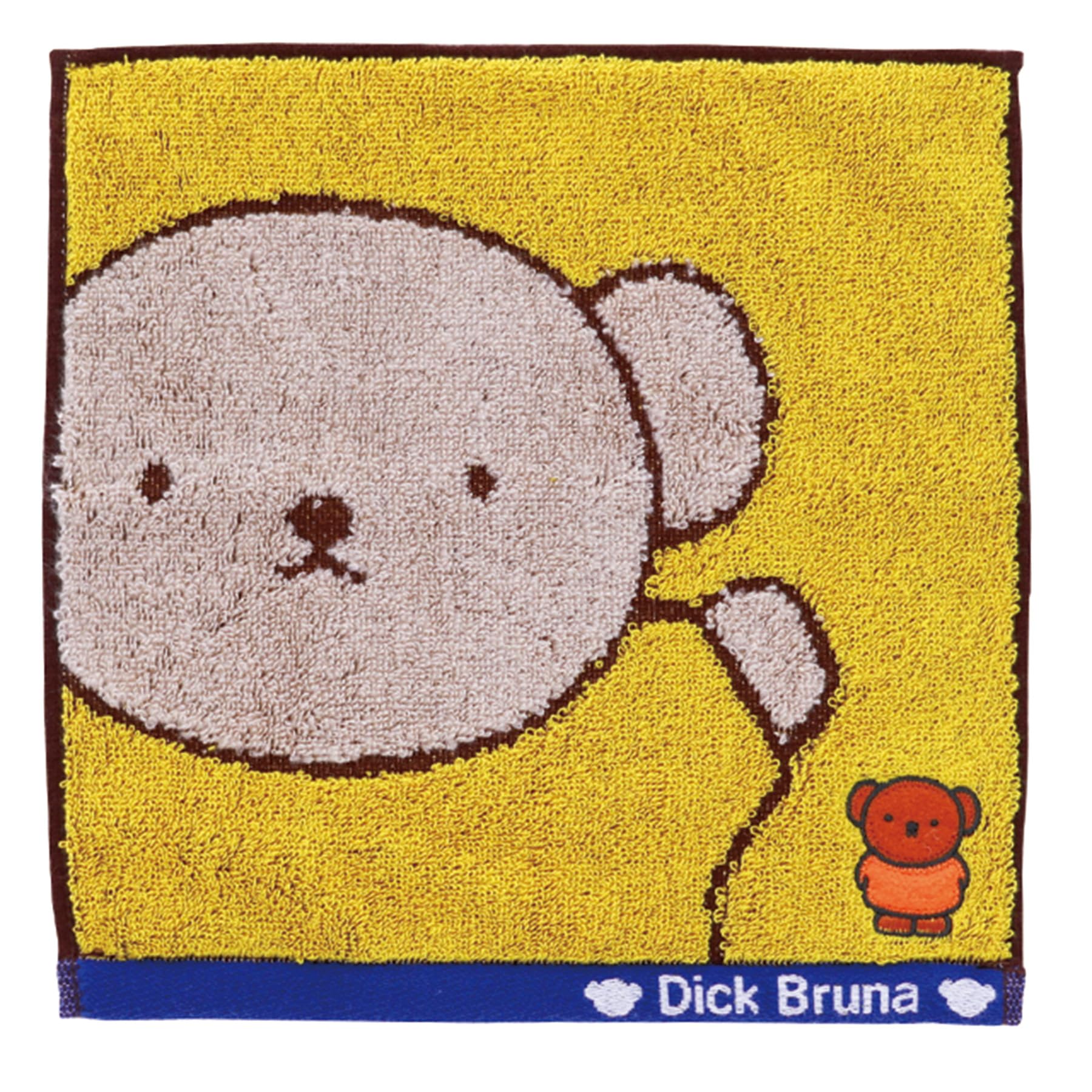 

Marushin Miffy Cheerful Series Boris Antibacterial and 5805033800 Handkerchief, Fluffy, No-Twist Yarn, Deodorizing,