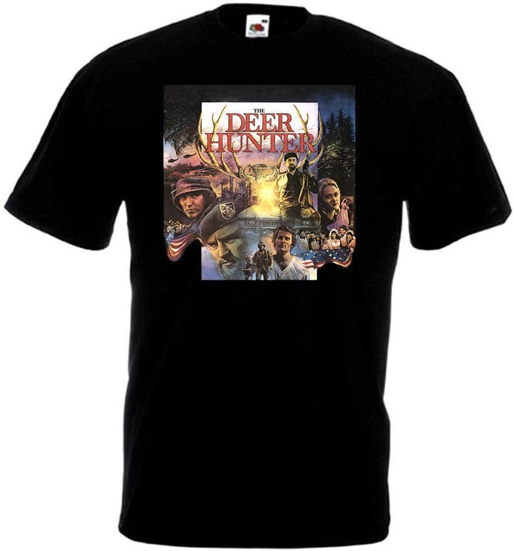 The Deer Hunter v2 T shirt black movie poster Unisex T-Shirt Graphic Tee XXXL