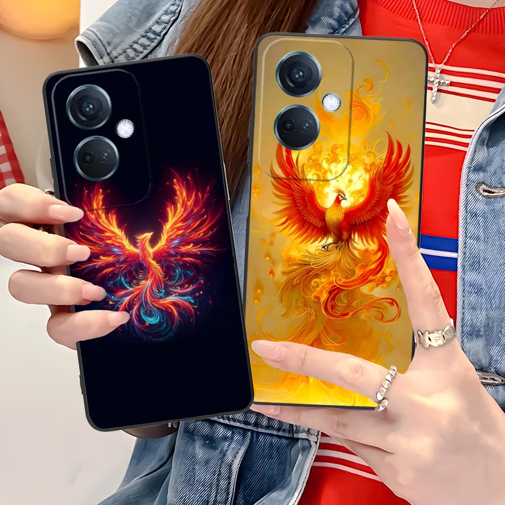 Luxury Phoenix Mobile Cell Phone Case for OPPO Find X9 X8 X7 X6 X5 X3 X2 Plus s Pro Ultra Lite Colorful Printing Cover Pretty