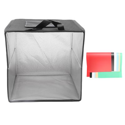 Caja de Luz Mini Estudio Fotográfico de 30cm LED Portátil Plegable Kit Tienda de Disparo Estudio Fotográfico con 6 Tipos