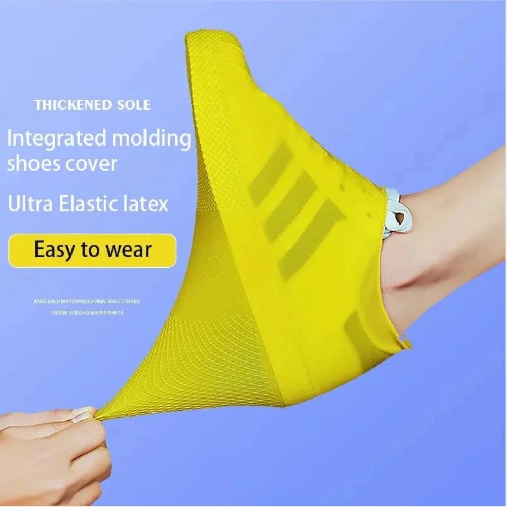 Home Overshoes Gear Travel Boots Rain Shoe Protector Waterproof Reusable Covers Shoes Rubber Products Boot Antis-Slip Outdoor