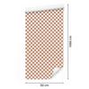 Checkerboard Wallpaper Cream and Beige for Living Room and Bedroom 50x1000
