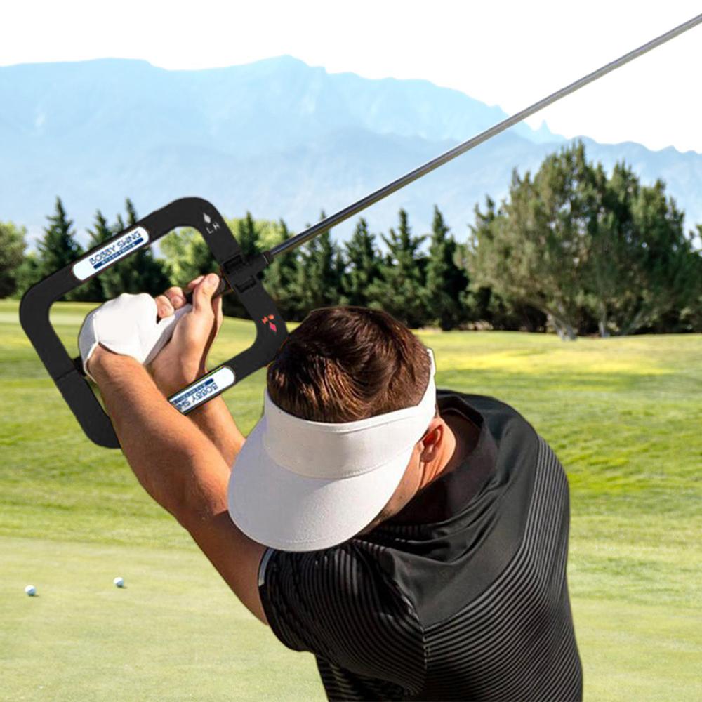 1 ks Golfový trenér švihu Přenosný pomůcka pro trénink golfového švihu Korektor roviny golfového švihu Pomůcka pro správné držení těla při švihu