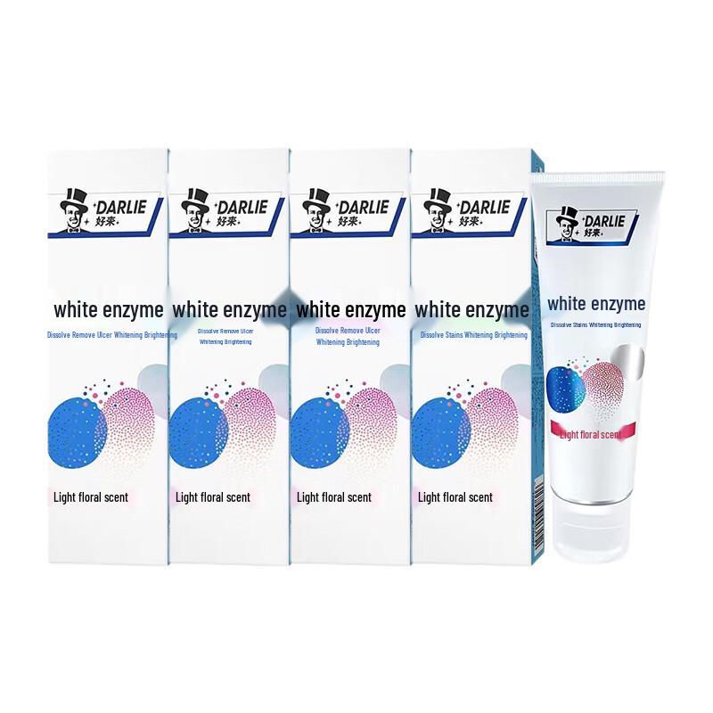 Hawley & Hazel White Enzyme Floral Toothpaste 4-Pack