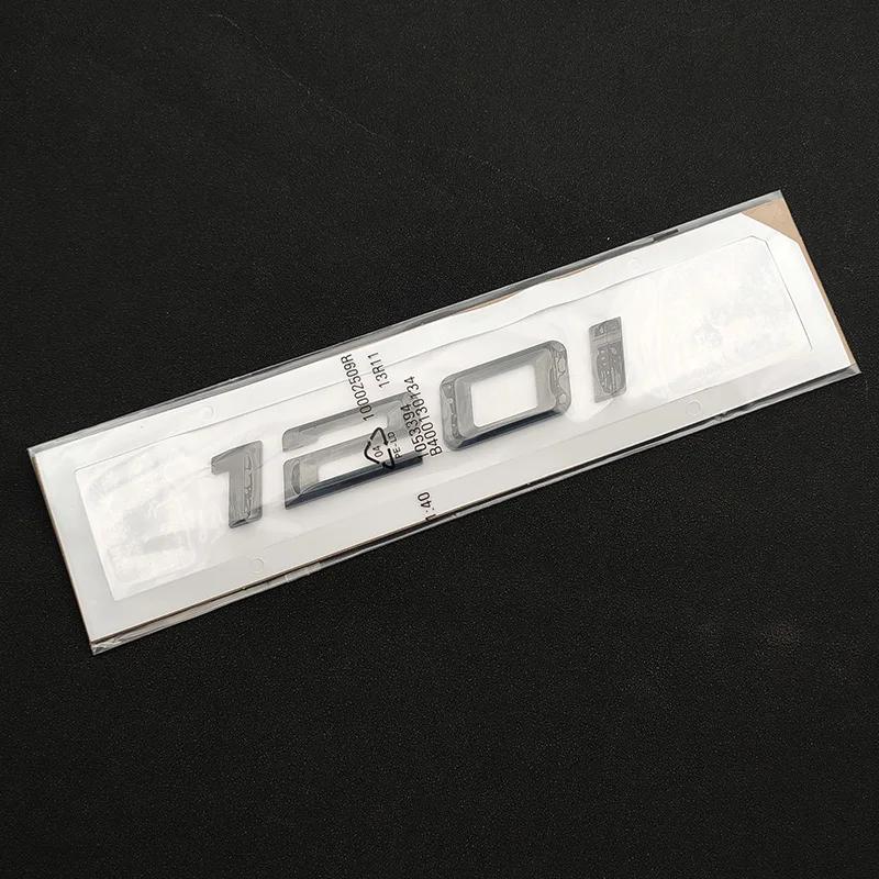 3D ABS Black Logo 114i 116i 118i 125i 130i 135i 140i 120i Emblem Letters Sticker Car Trunk Badge For BMW F20 E87 F21 Accessories BS5