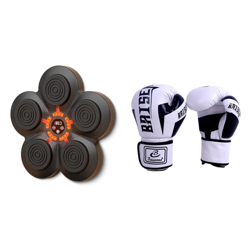 Smart Music Boxing Training Machine Boxing Practice Wall Target Bluetooth FitnessSanda Trainer with 2-5 Light Mode for Kid Ad Practical Use