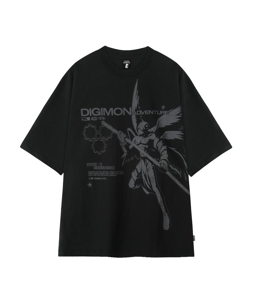 ODDSTUDIO [Digimon Adventure] Angemon Big Overfit T-Shirt - 2 Colors